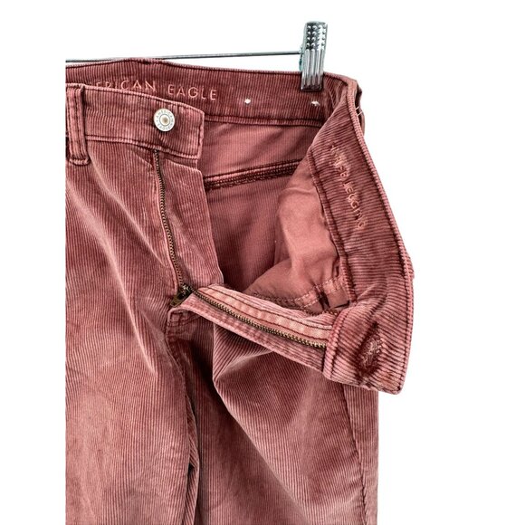 American Eagle Corduroy Hi‎ Rise Jeggings Womens Size 8 Long Casual Fall - Picture 7 of 15